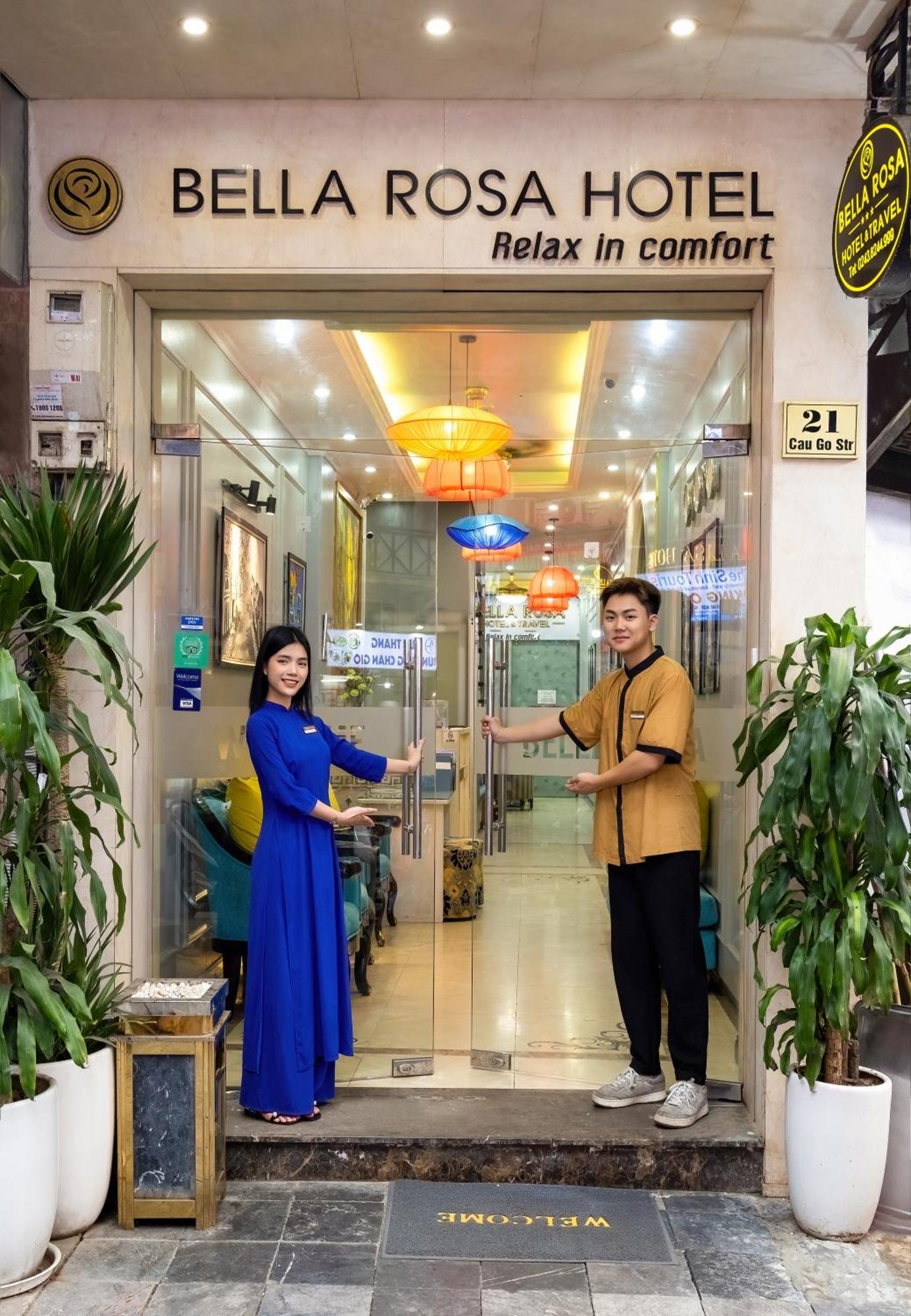Bella Rosa Hotel & Travel Hanoi Buitenkant foto